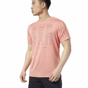 Reebok One Series Running Reflective Move T Shirt Herren - Orange - DE 945-LTM